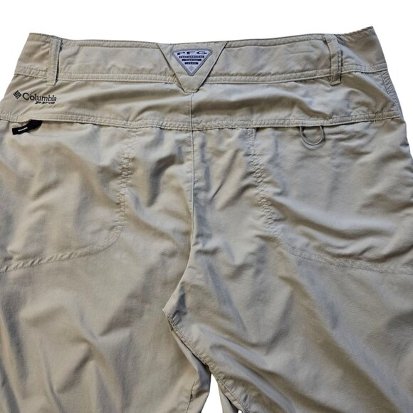 Columbia Womens PFG Omni-Shade Convertible Cargo Hiking Pants 12 Short - Picture 5 of 16